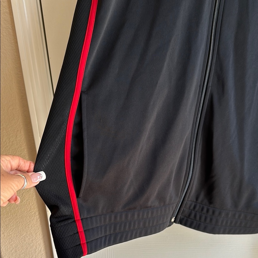 Adidas Performance Black and Red Jacket men’s size 3X - Picture 8 of 9